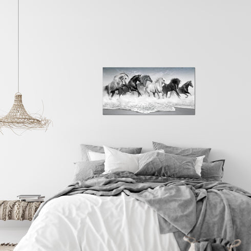 Wandbilder Wohnzimmer XXL Pferde Moderne Bilder Tiere